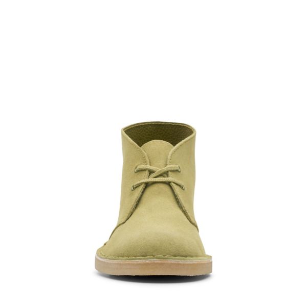 Clarks Womens Desert Boot Ankle Boots Khaki | UK-8471092